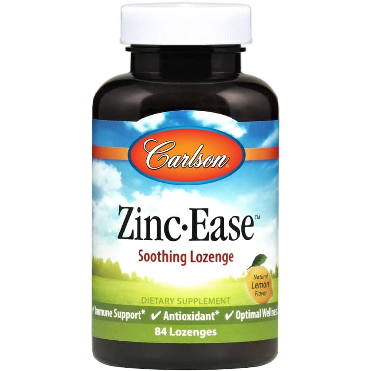 Zink Ease, Natural Lemon - 84 pastiller