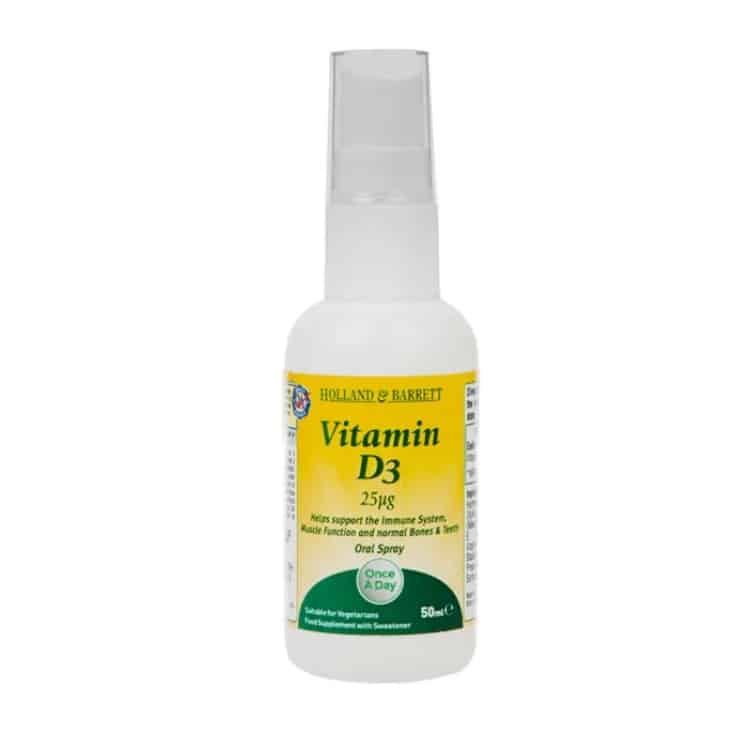 vitamin d3 spray, 25mcg - 50 ml.