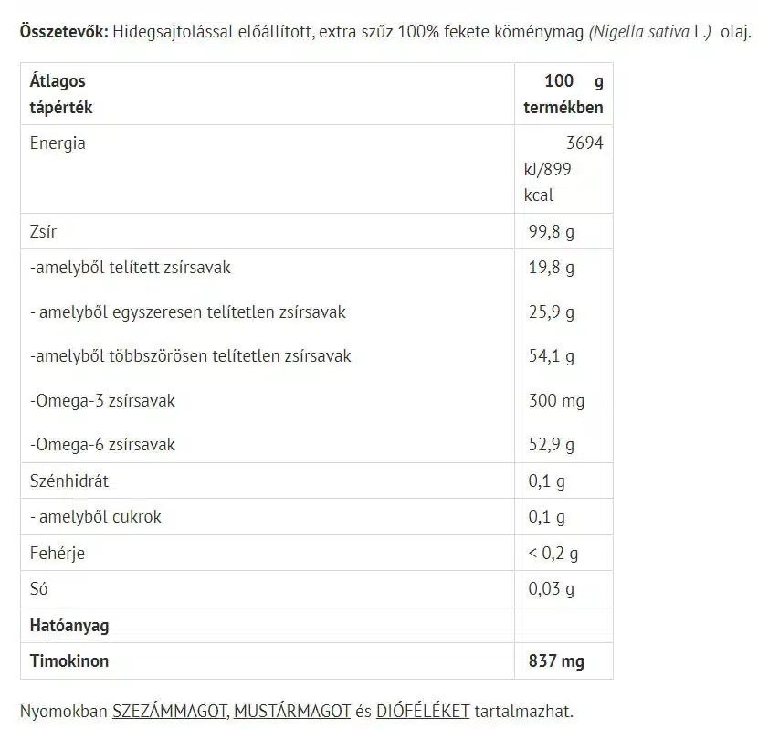 Natur Tanya - 100% sortkommenolie (50 ml) - Billede 2