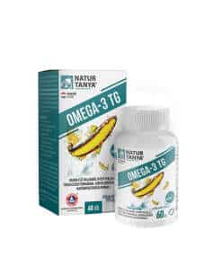 Natur Tanya Mega Omega-3 - Wild Fish Oil (60 Softgels)