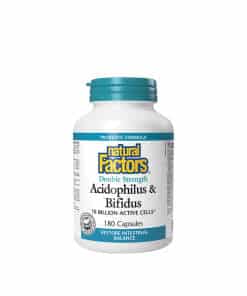 Natural Factors Acidophilus & Bifidus Double Strength (180 Capsules)