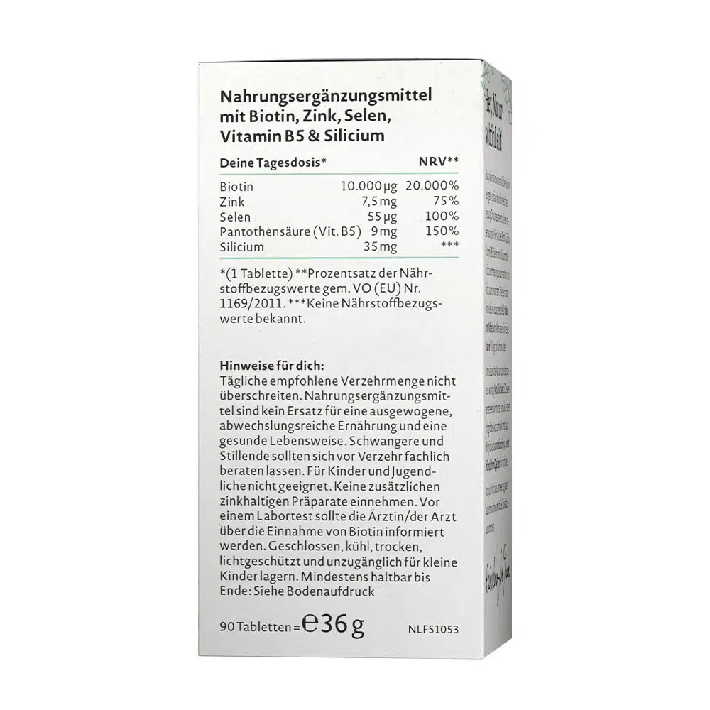 Nature Love - Biotinkompleks 90 tabletter - Billede 2