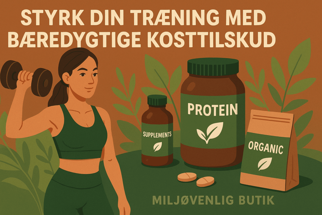 Styrk din træning med bæredygtige kosttilskud