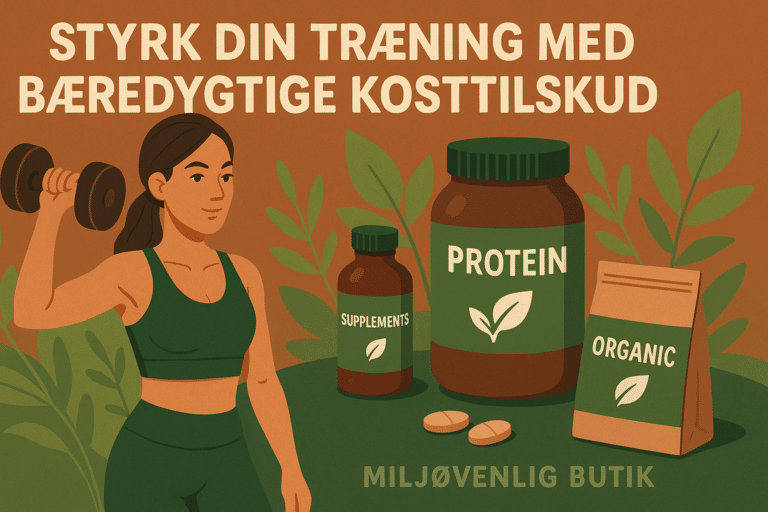 Styrk din træning med bæredygtige kosttilskud