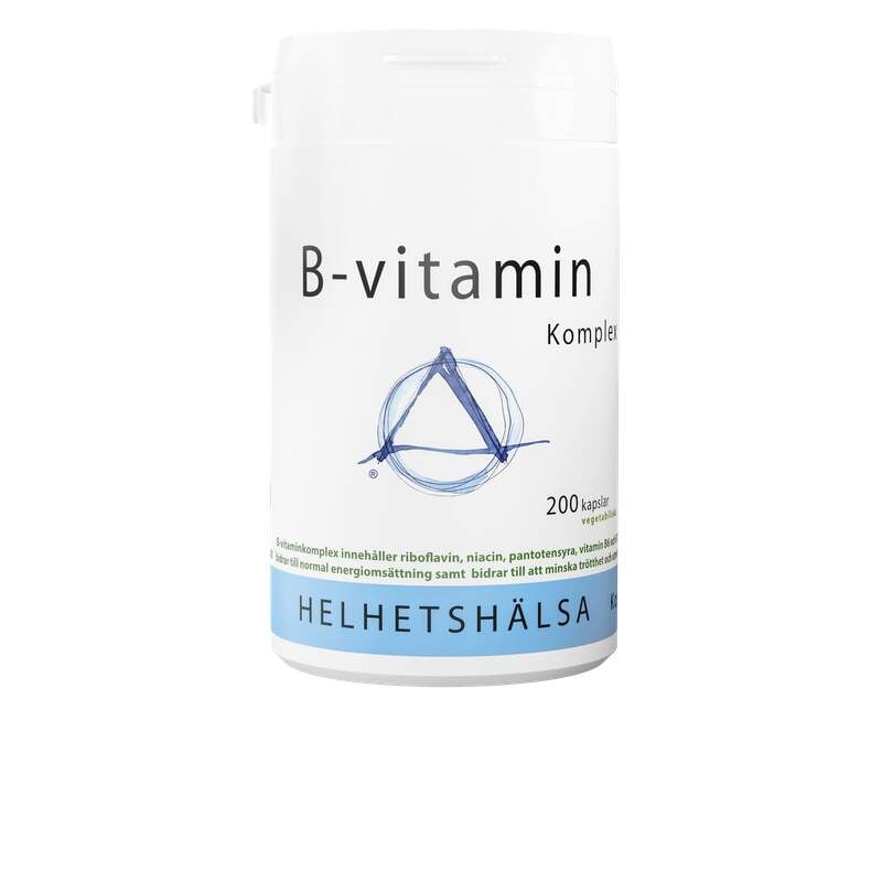 Helhetshälsa - B-vitaminkomplex 200 kapslar