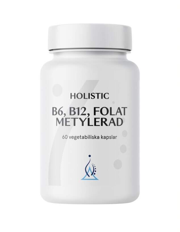 Holistic - B6, B12, Folat Metylerad 60 Vegkapslar