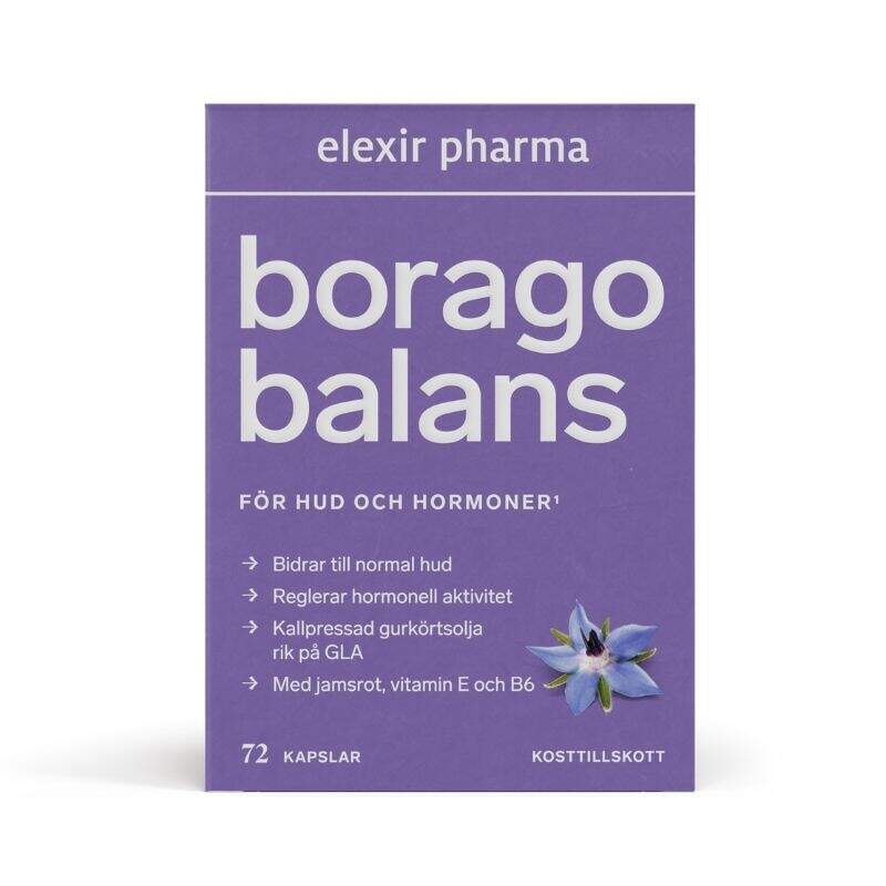 Elexir Pharma - Borago 72 kapslar