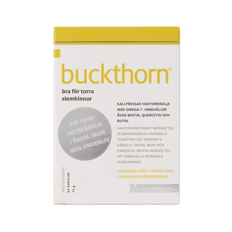 Elexir Pharma - Buckthorn 1000 mg 60 kapslar