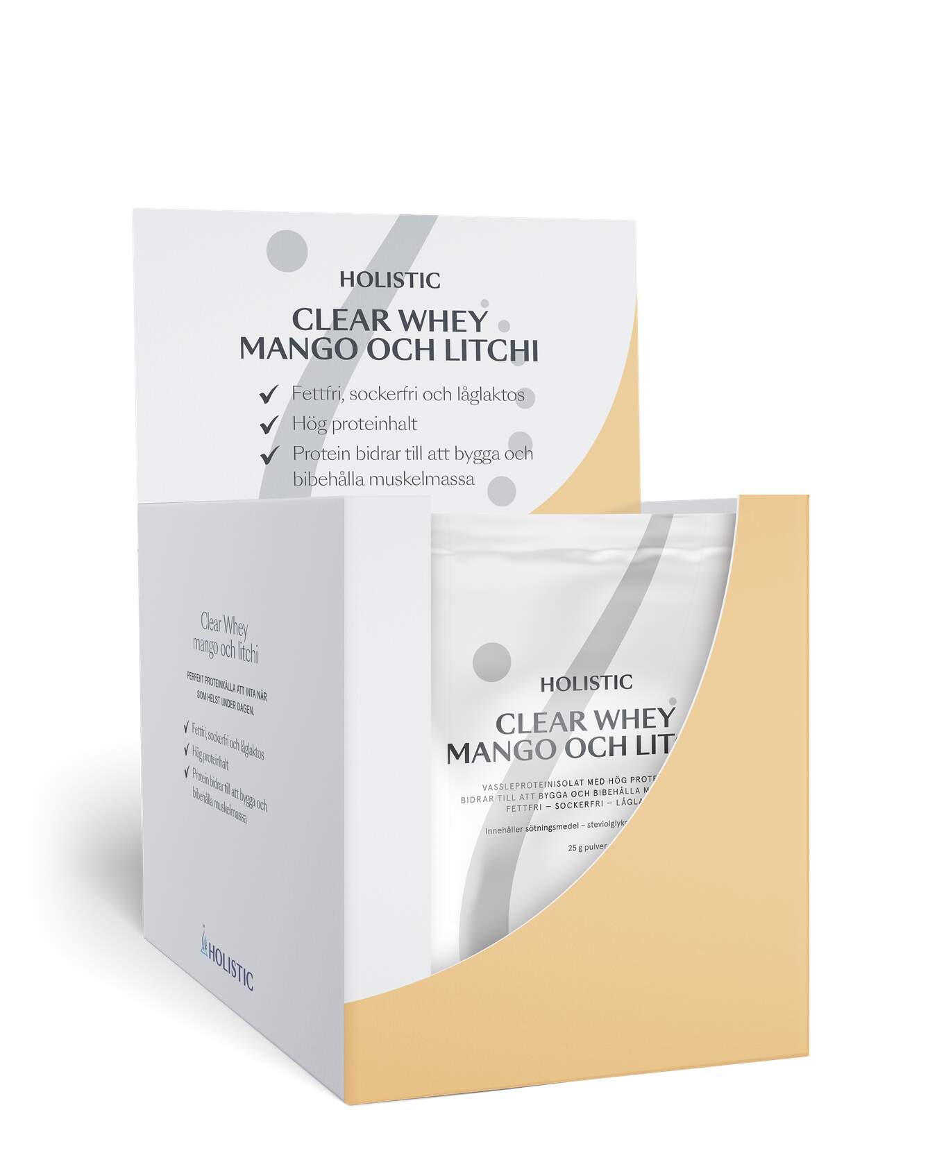 Holistic - Clear Whey mango & litchi 25 g x 10 pack