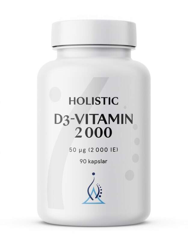 Holistic - D-vitamin 2000 IE 90 kapslar