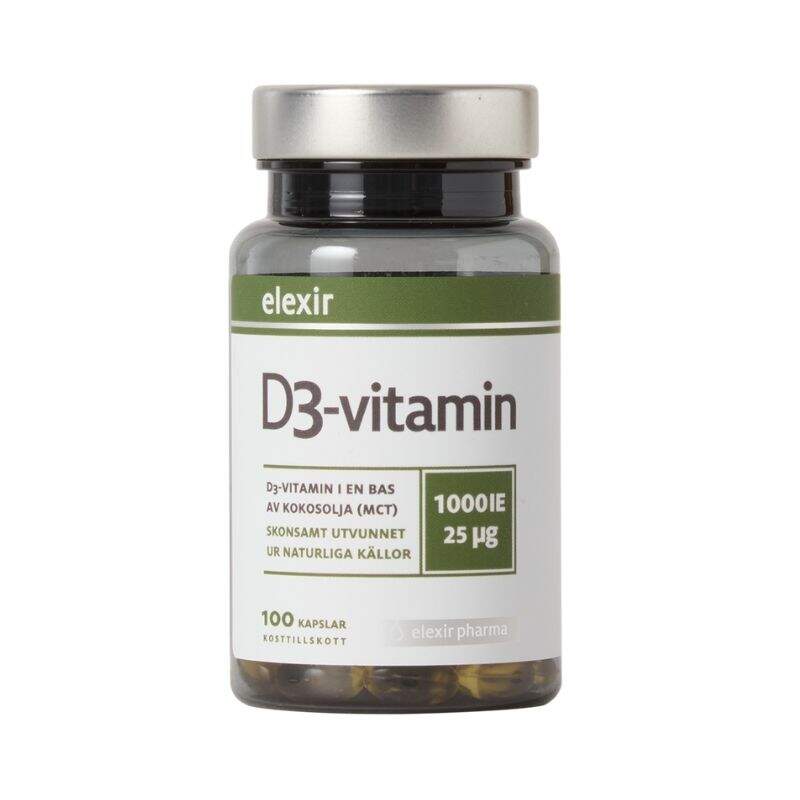 Elexir Pharma - D3 Vitamin 1000 IE 100 kaps