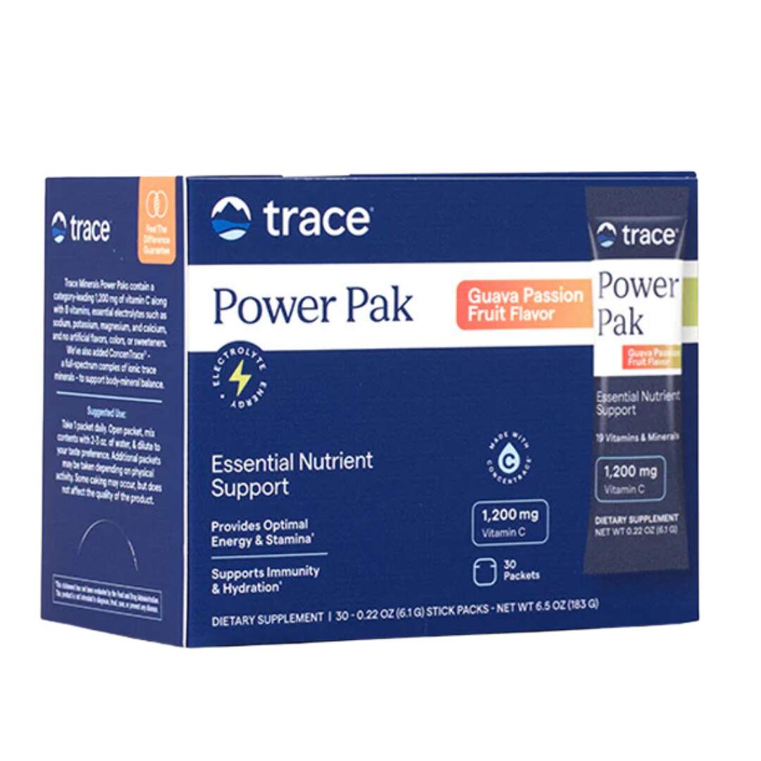 Trace Minerals - Electrolyte Stamina Power Pak Guava/Passion 30 packets