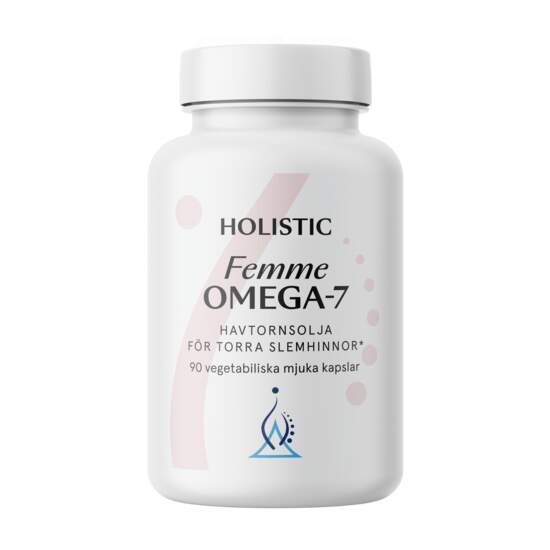 Holistic - Femme Omega-7 havtornsolja 90 vegetabiliska kapslar