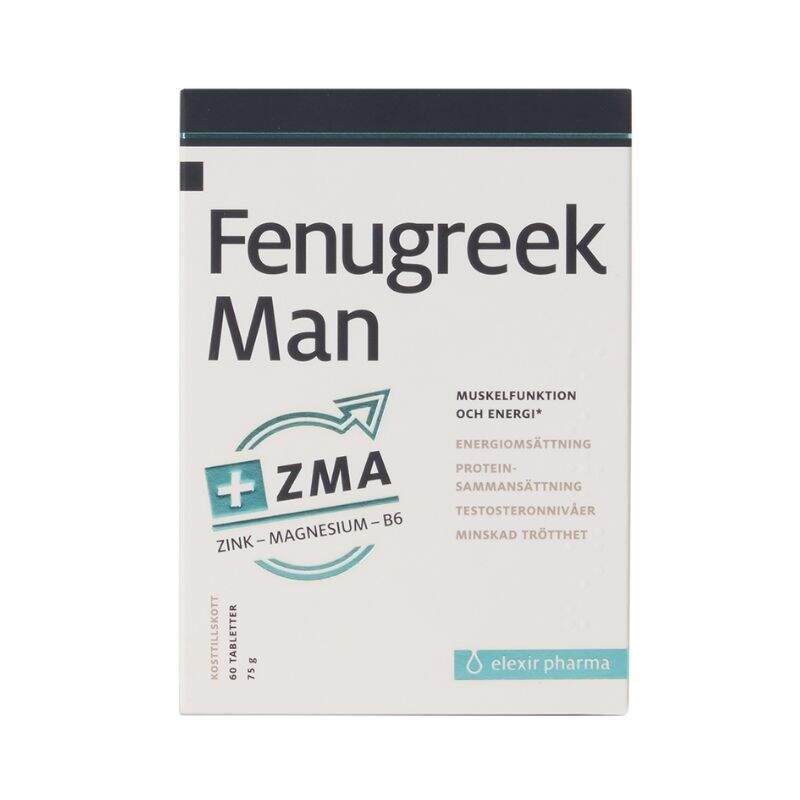 Elexir Pharma - Fenugreek Man 60 tabletter