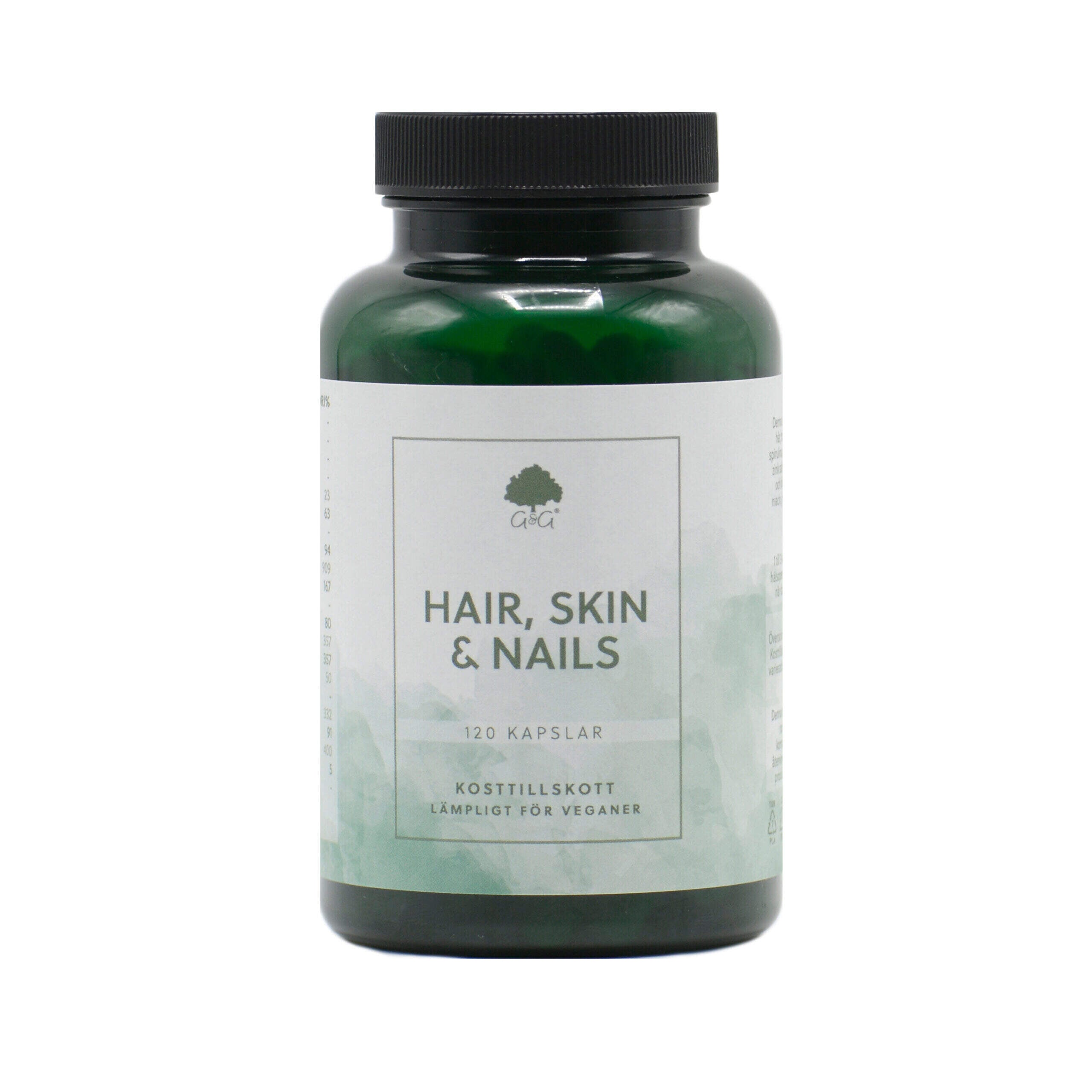 G&amp;G Vitamins - G&G Hair Skin & Nails 120 kapslar