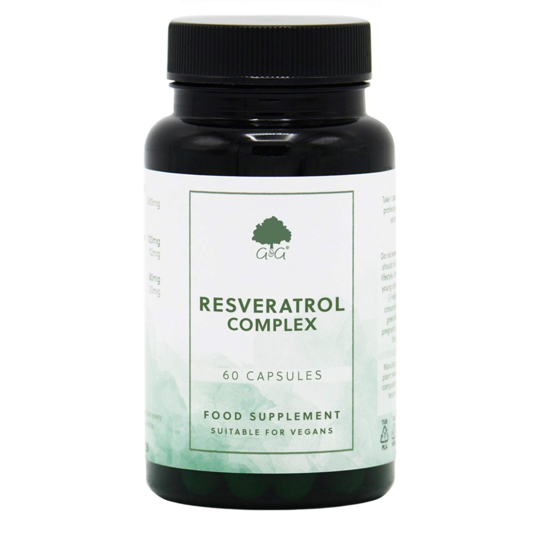 G&G Vitamins - G&G Resveratrol complex 60 kapslar