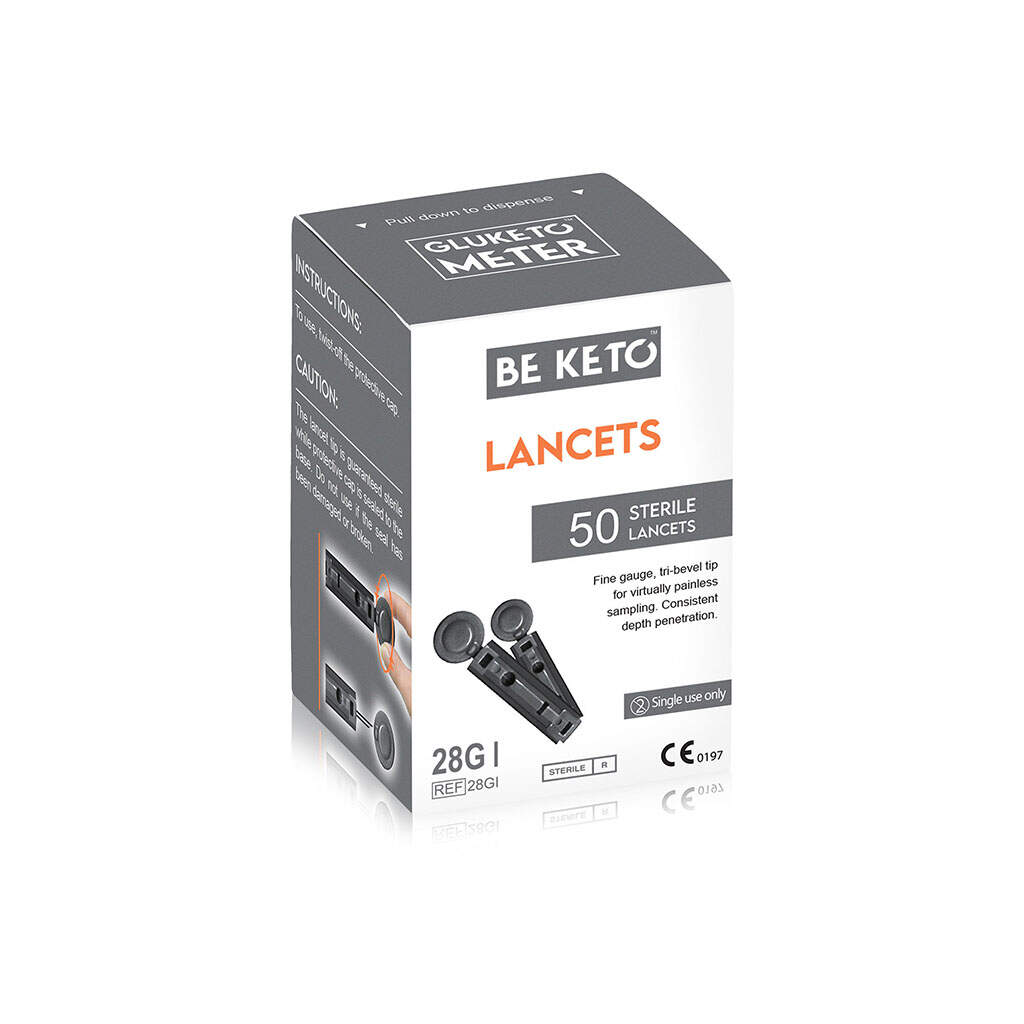 BeKeto - GluKeto Meter – Sterile Lancets 50pcs.