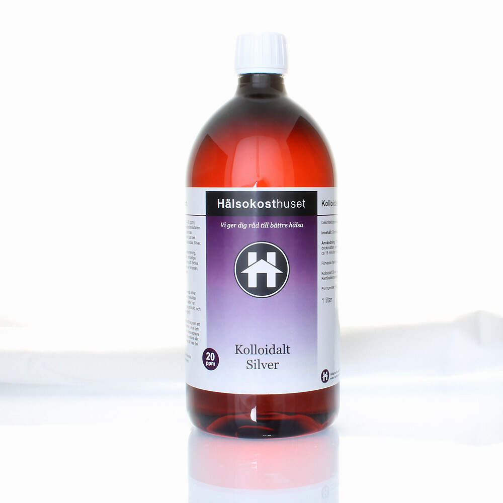Hälsokosthuset - Hälsokosthuset Kolloidalt Silver 1 liter 20 ppm