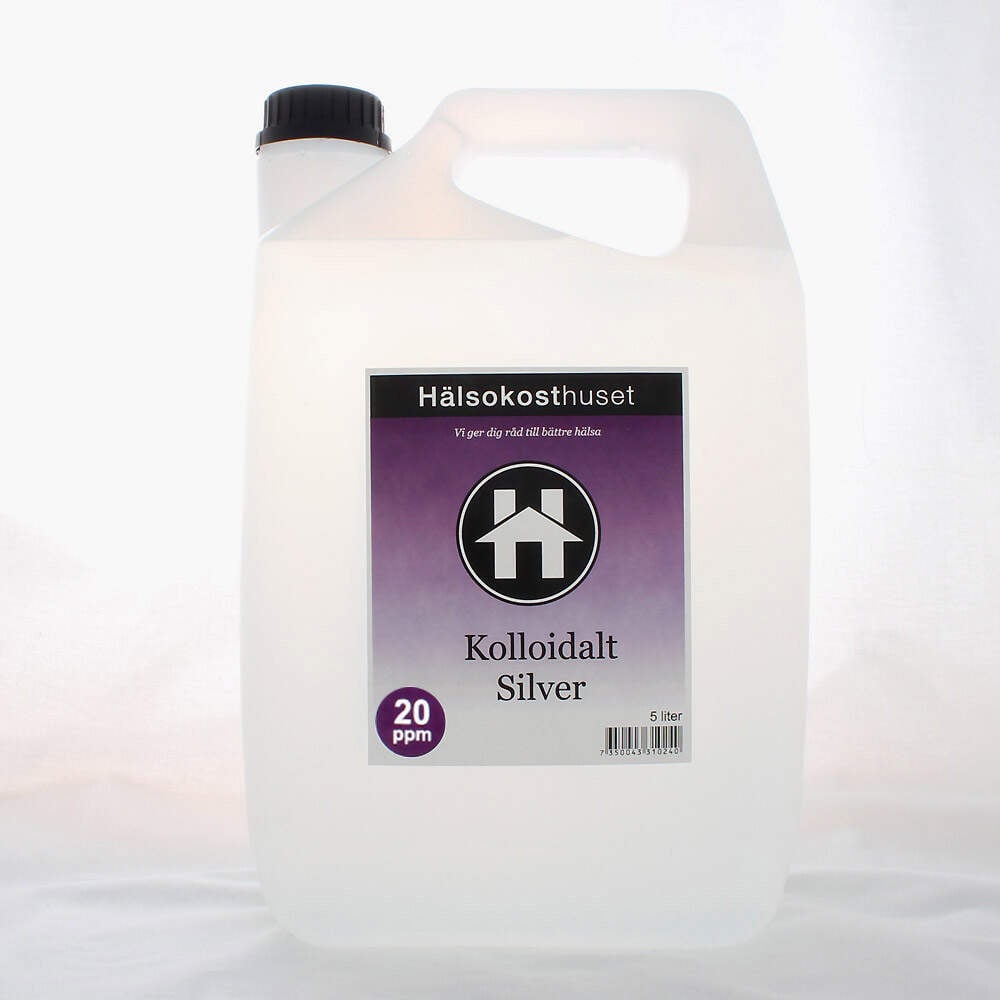 Hälsokosthuset - Hälsokosthuset Kolloidalt Silver 5 liter 20 ppm