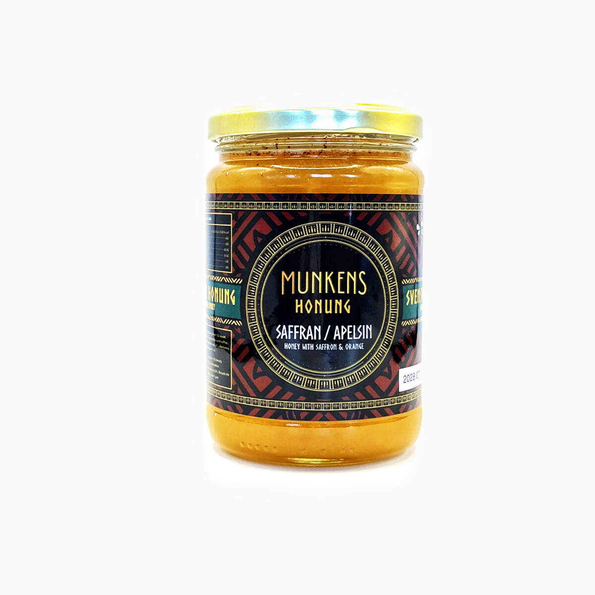 Munkens Hälsa - Honung Raw Apelsin & Saffran 500g
