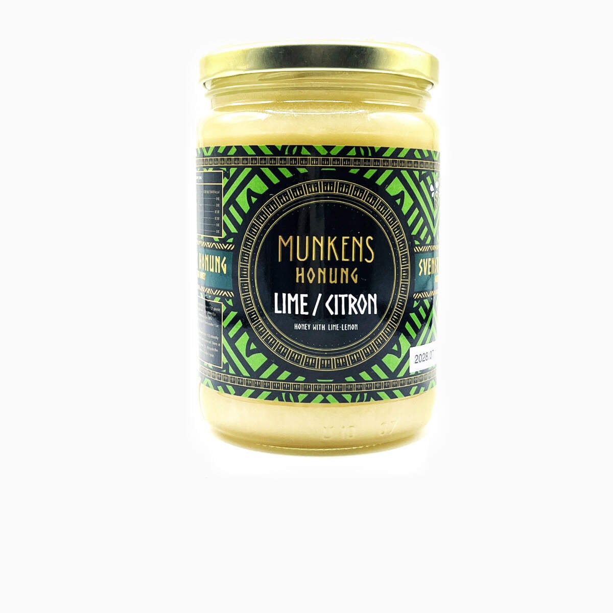 Munkens Hälsa - Honung Raw Lime & Citron 500g