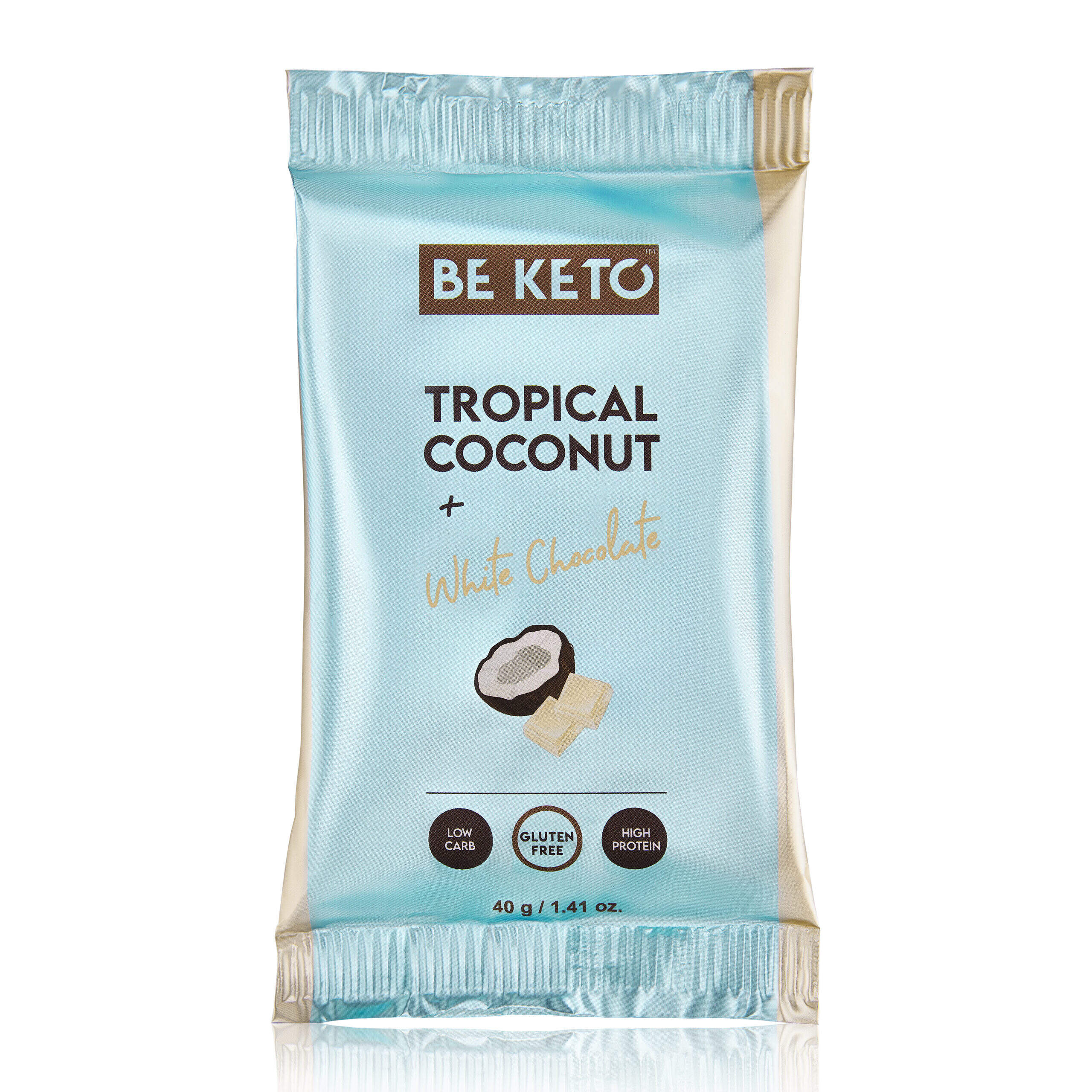 BeKeto - KETO Bar White Chocolate Coconut Dream 40g