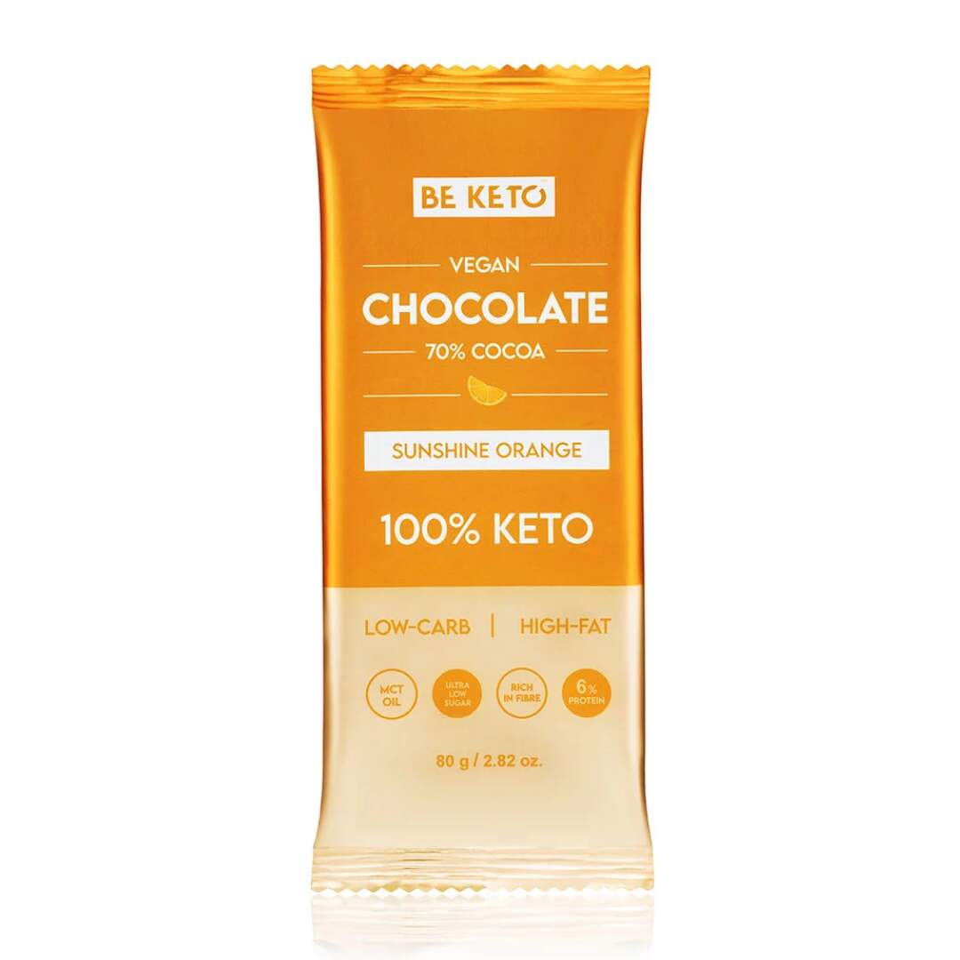 BeKeto - KETO Chocolate Sunshine Orange 80g