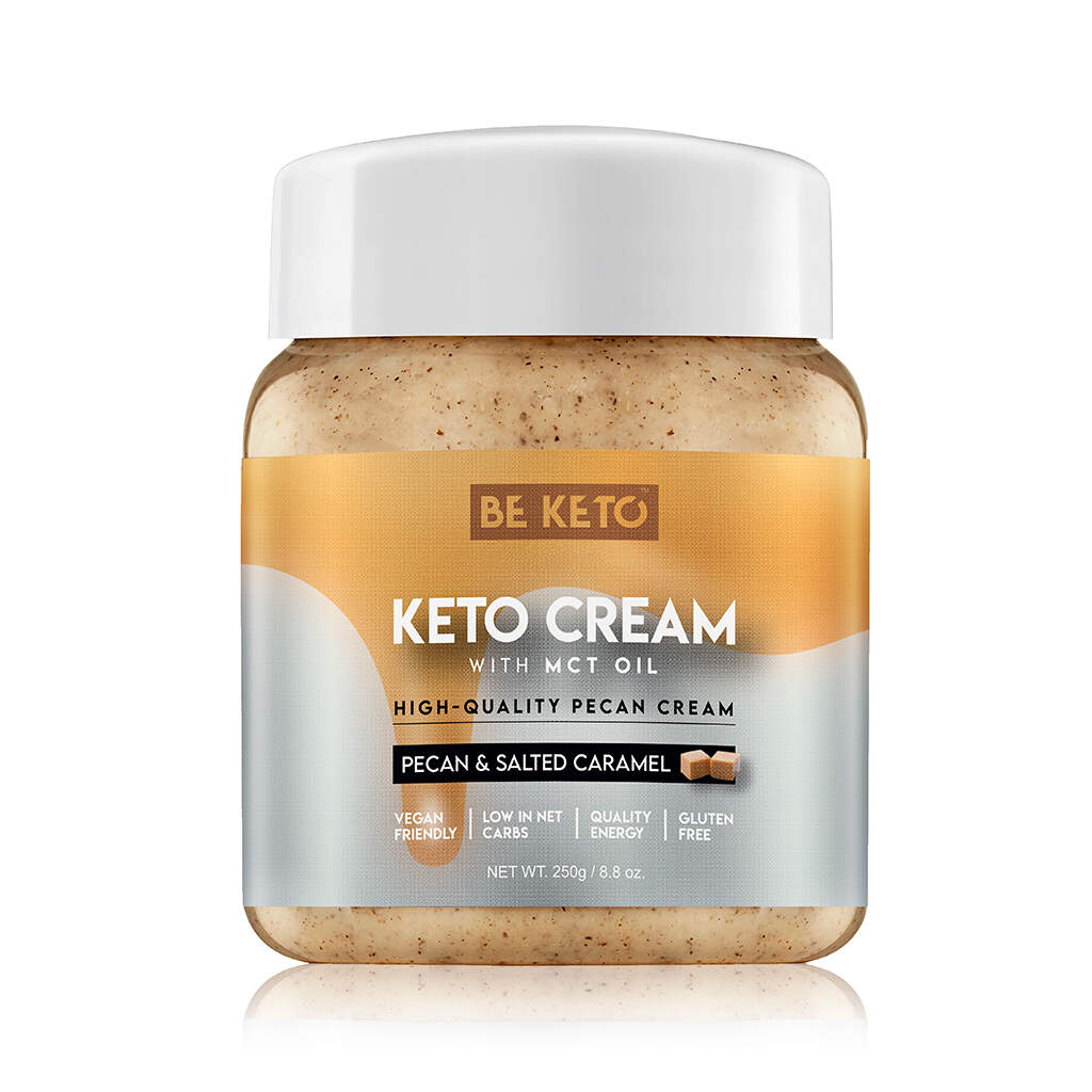 BeKeto - KETO Cream Pecan & Salted Caramel +MCT Oil 250g