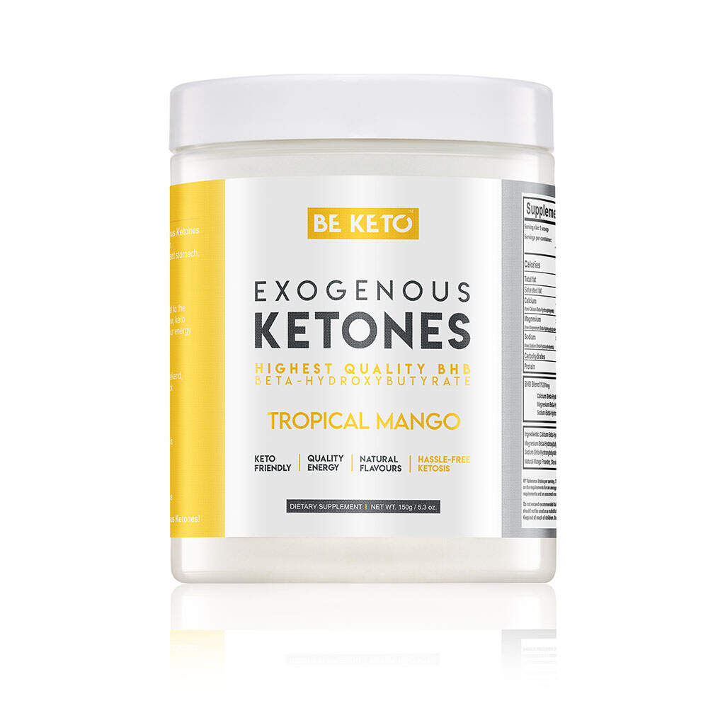 BeKeto - KETO Exogenous Ketones Tropical Mango 150g