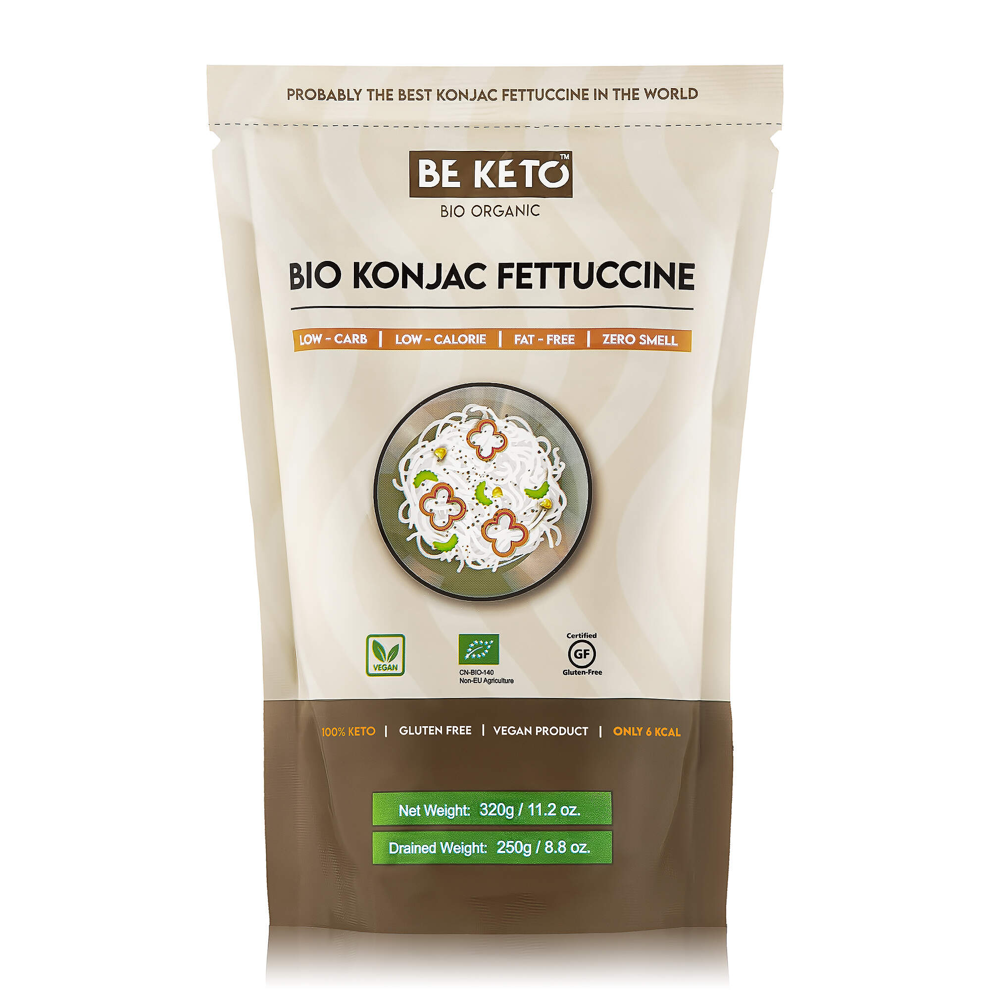 BeKeto - KETO Konjac EKO Fettuccine 320g