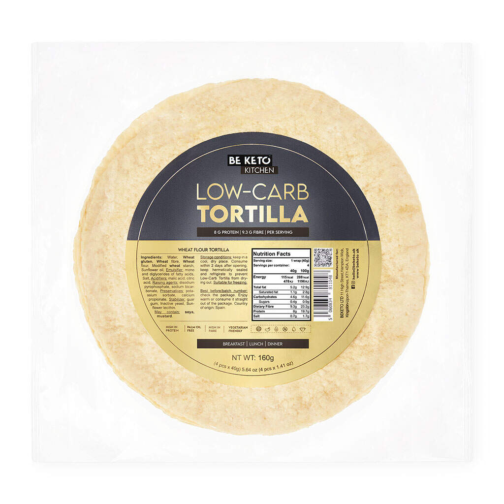 BeKeto - KETO Low Carb Tortilla 160g