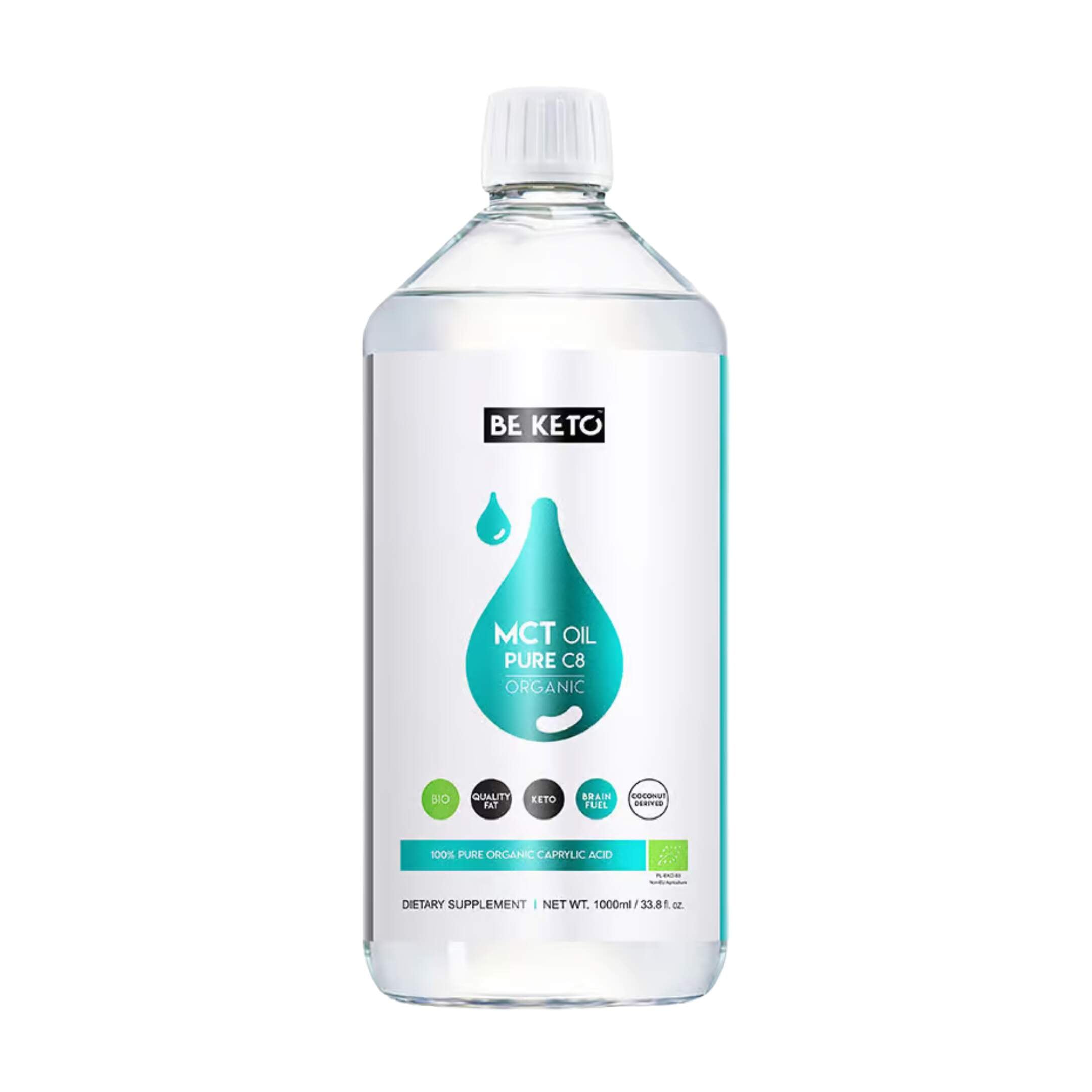 BeKeto - KETO MCT Oil EKO Liquid C8 1000ml