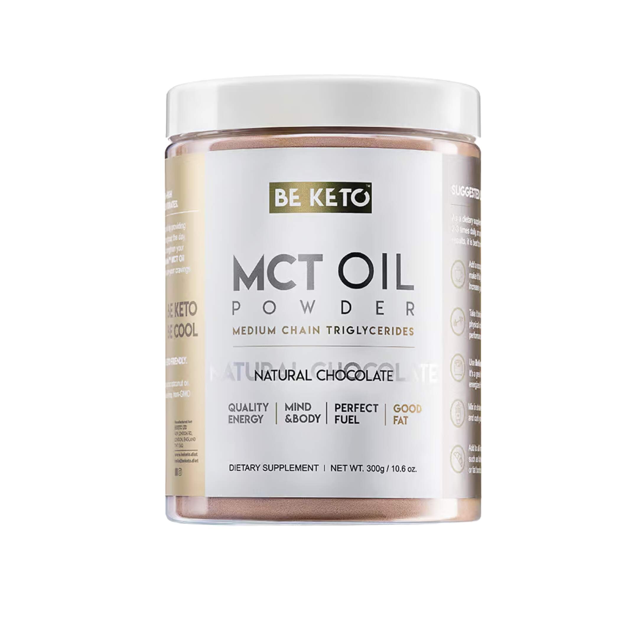 BeKeto - KETO MCT Oil Powder Chocolate 300g