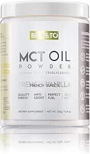 BeKeto - KETO MCT Oil Powder French Vanilla 300g
