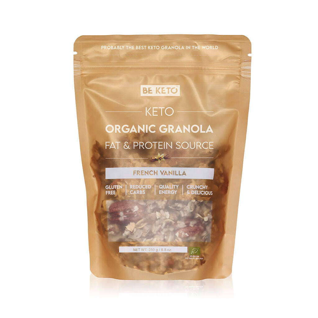 BeKeto - KETO Organic Granola – French Vanilla 250g EKO