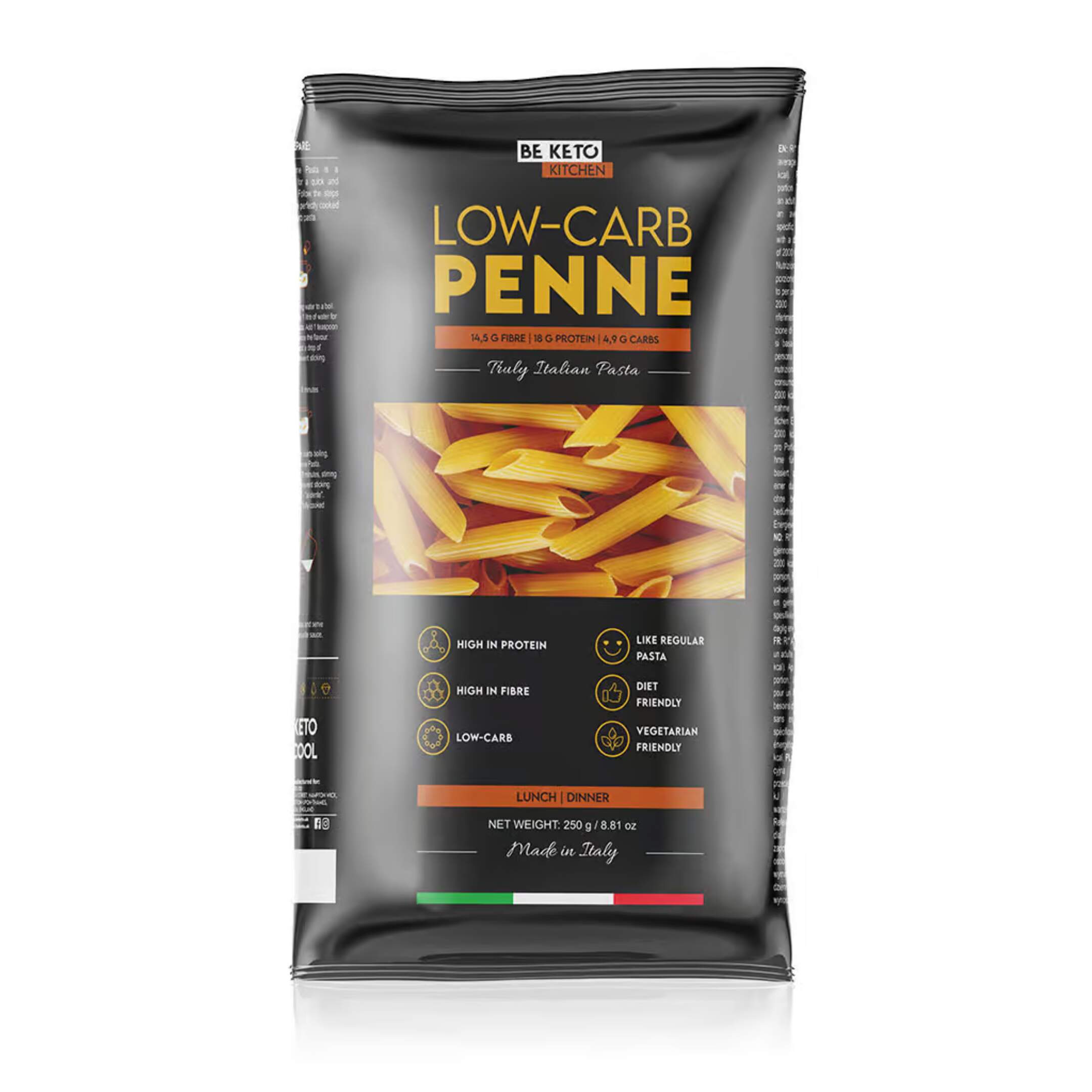 BeKeto - KETO Penne Pasta 250g