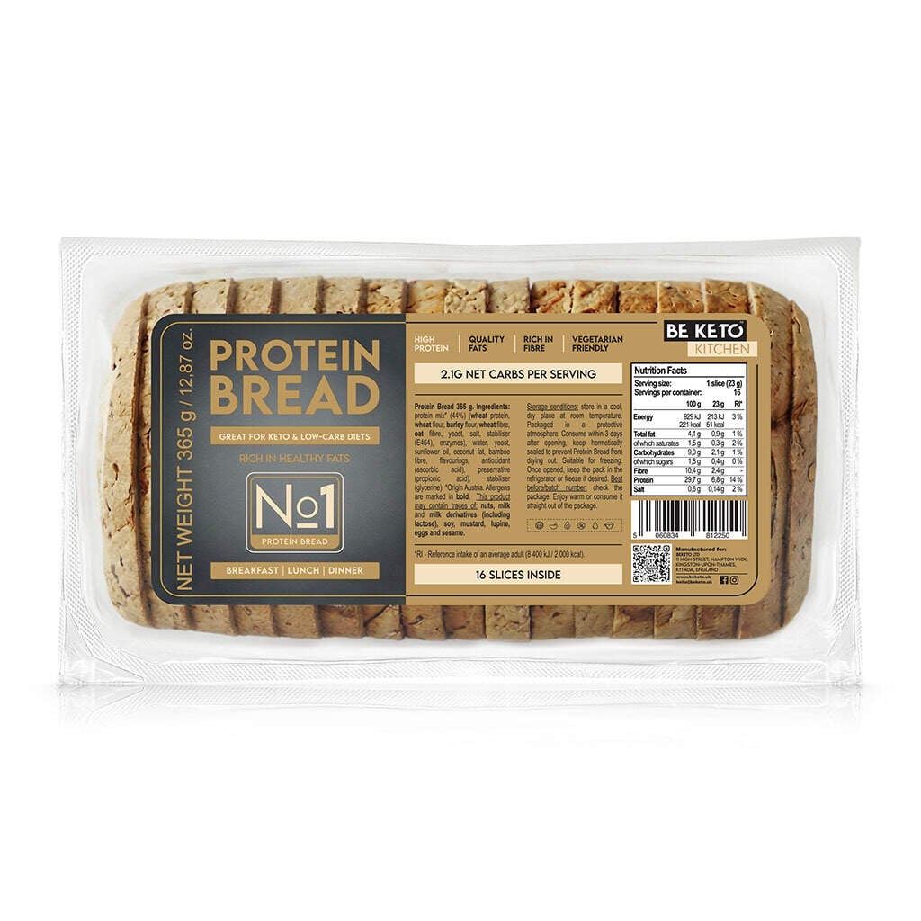 BeKeto - KETO Protein Toast Bread 365g
