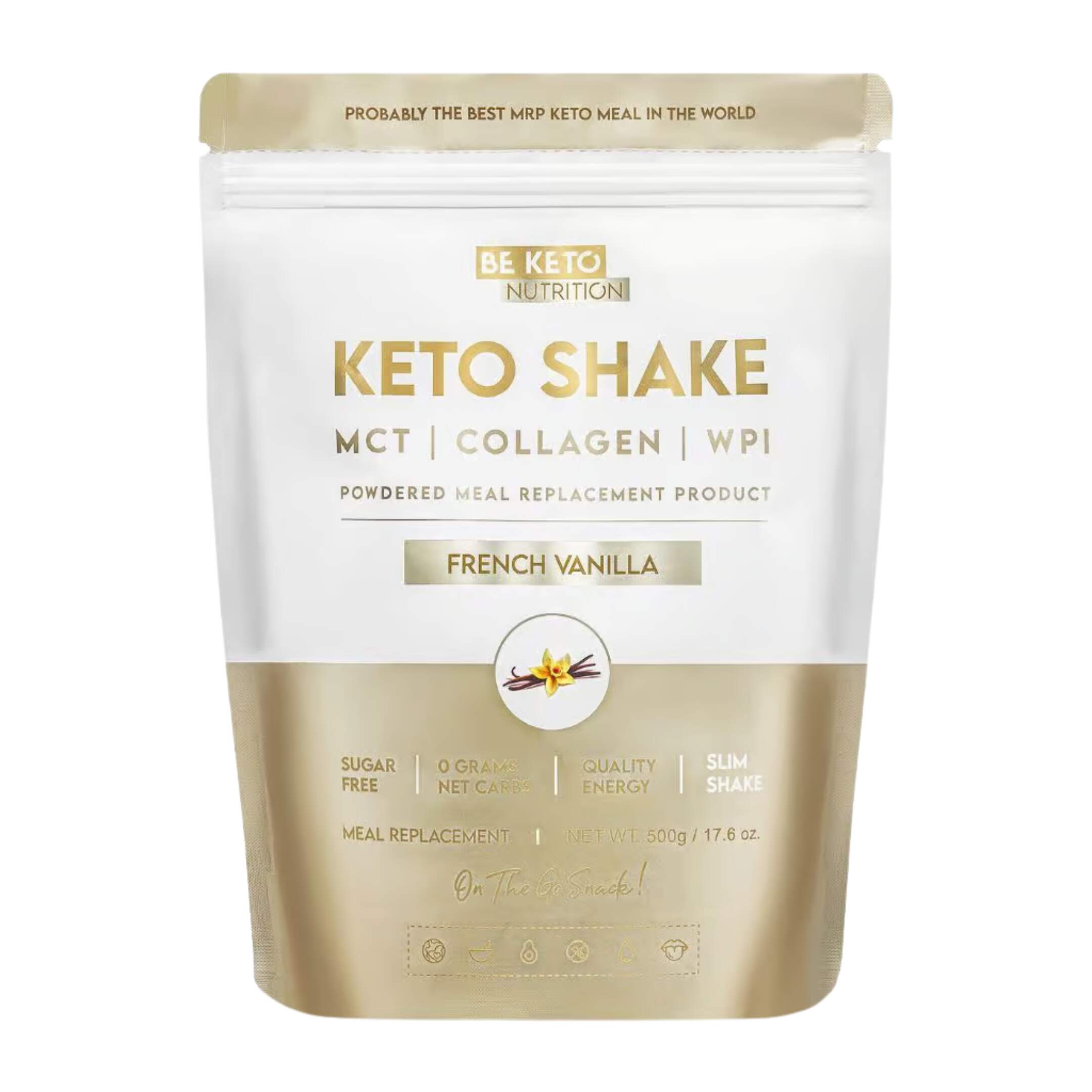 BeKeto - KETO Shake – French Vanilla 500g