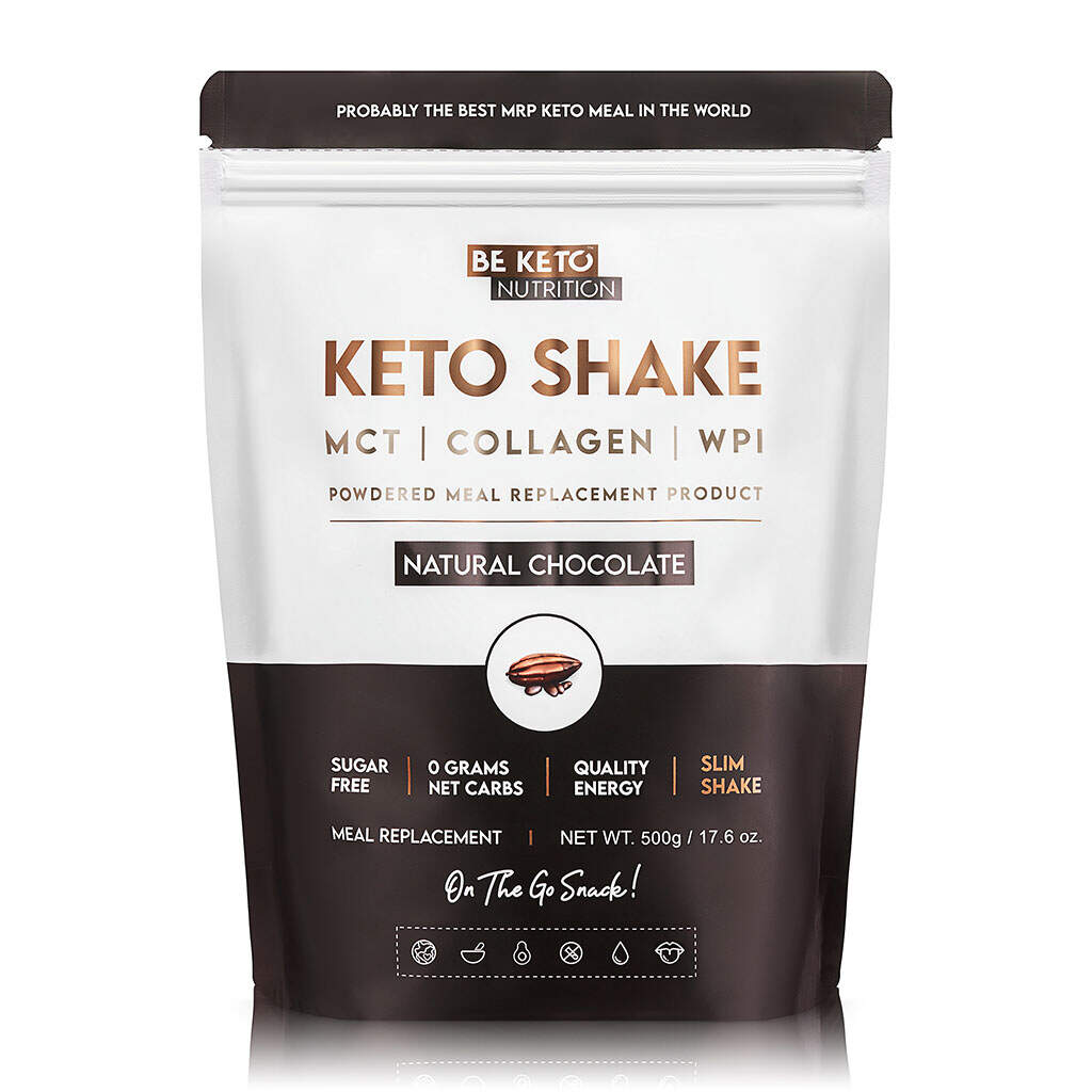 BeKeto - KETO Shake – Natural Chocolate 500g