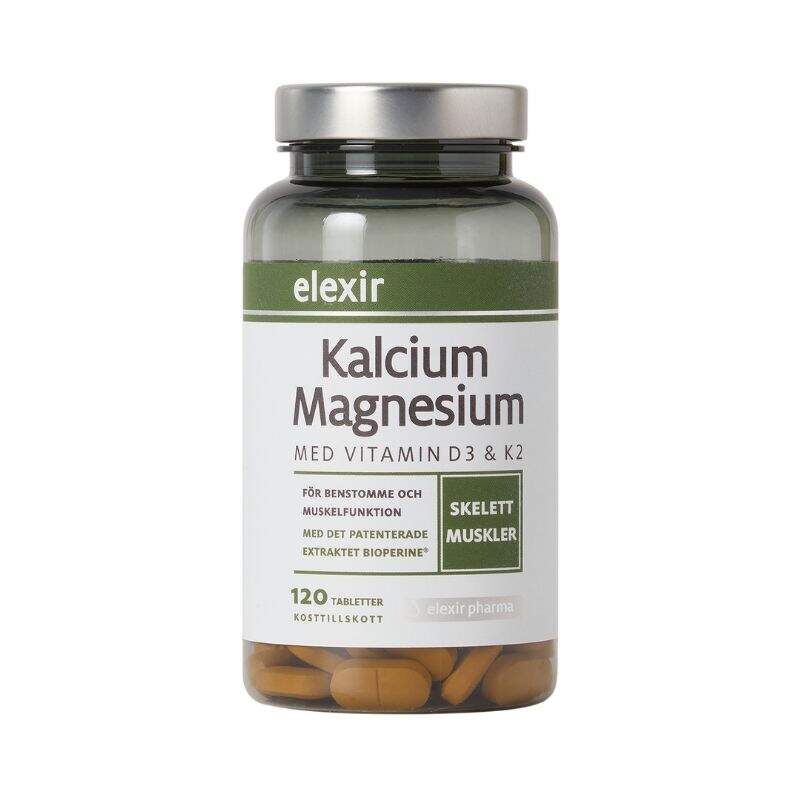Elexir Pharma - Kalcium/Magnesium 120 tabletter