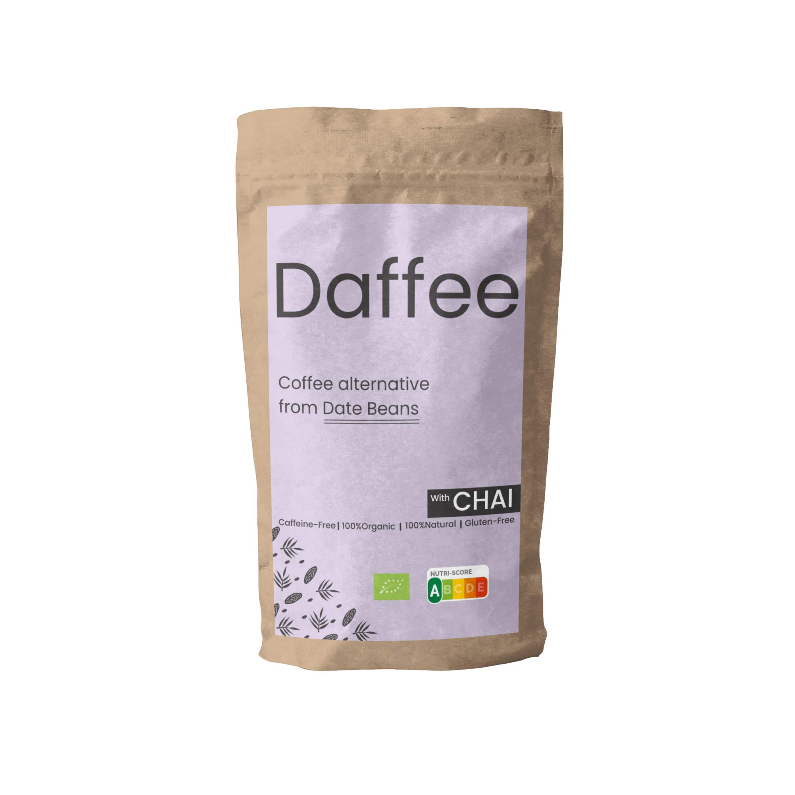 Daffee - Koffeinfritt Dadelkaffe med Chaismak, 250 g