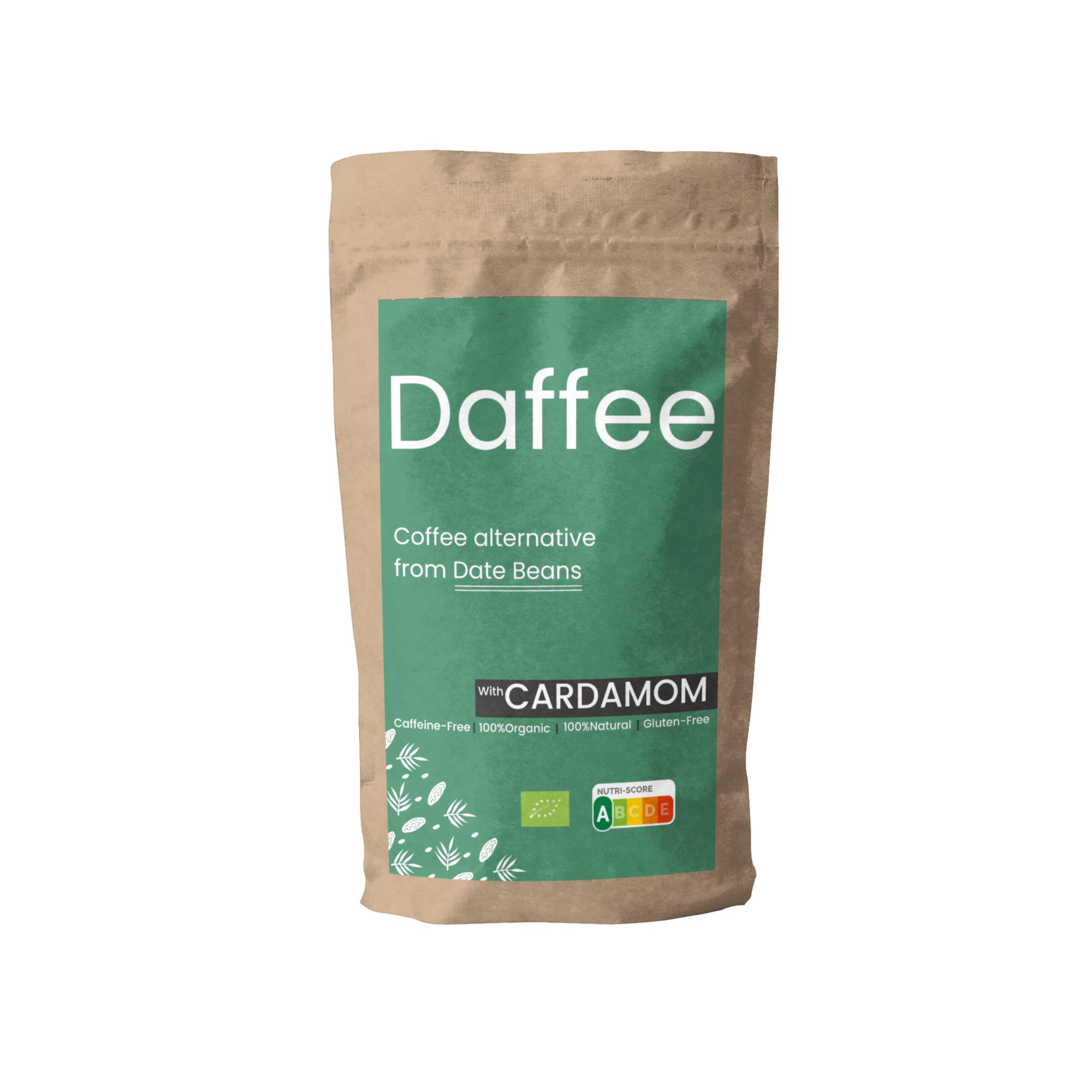Daffee - Koffeinfritt Dadelkaffe med Kardemumma, 250 g