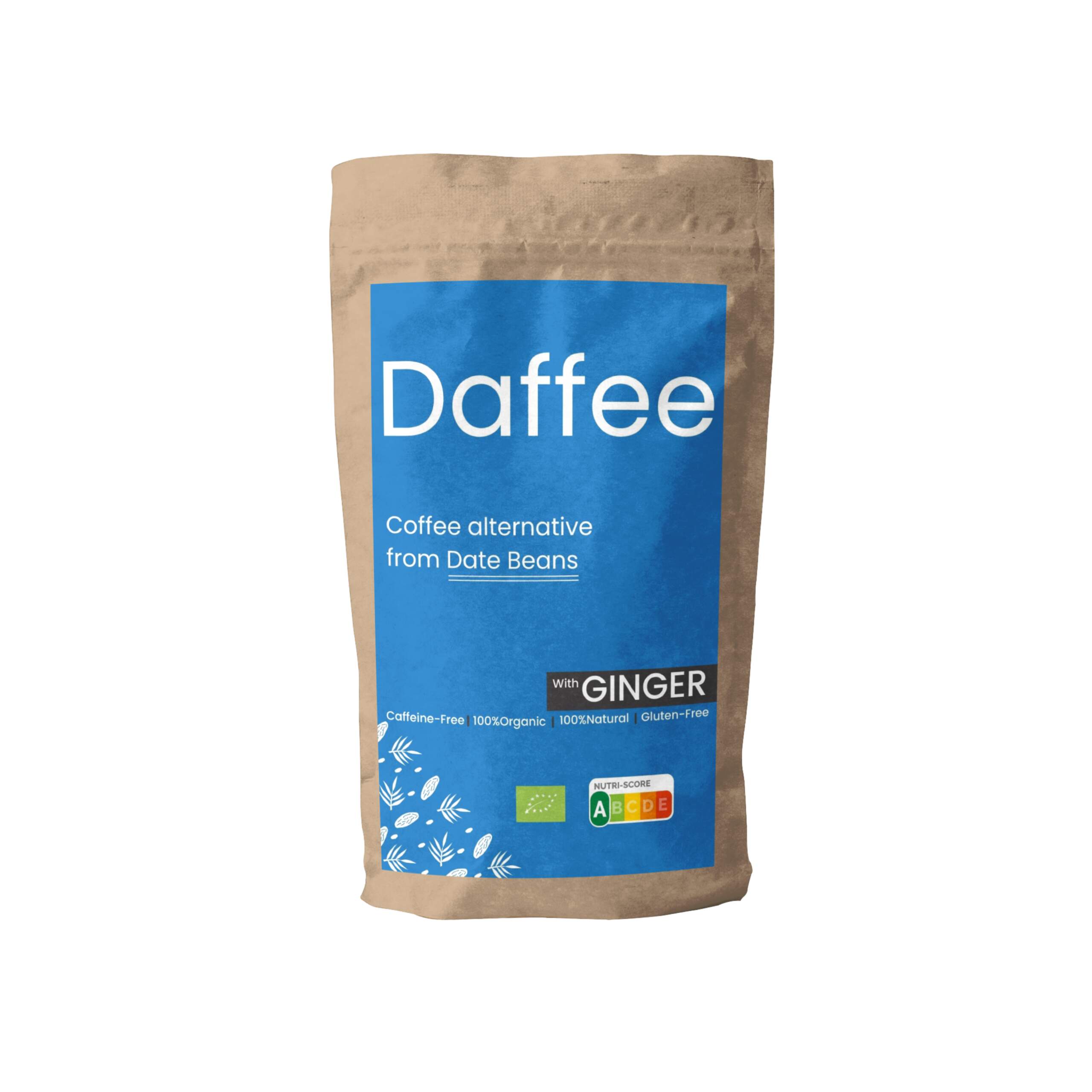 Daffee - Koffeinfritt dadelkaffe med Ingefära, 250 gram