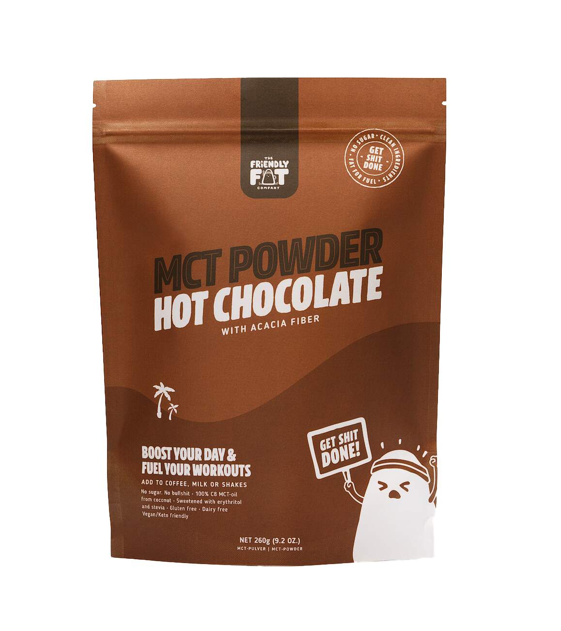 The Friendly - MCT-powder Hot Chocolate 260g