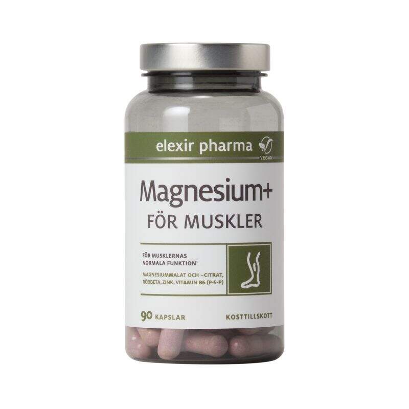 Elexir Pharma - Magnesium Muskler 90 kaps