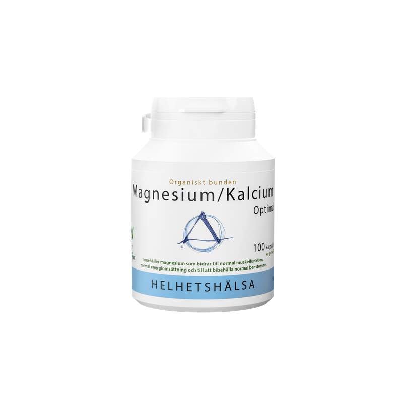 Helhetshälsa - Magnesium/Kalcium Optimal 2:1 100 kapslar