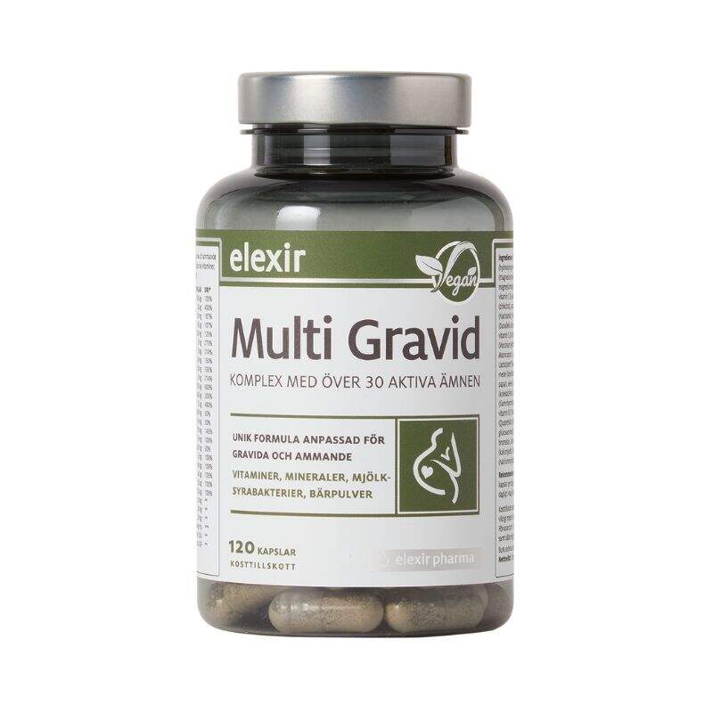Elexir Pharma - Multi Gravid 120 kapslar
