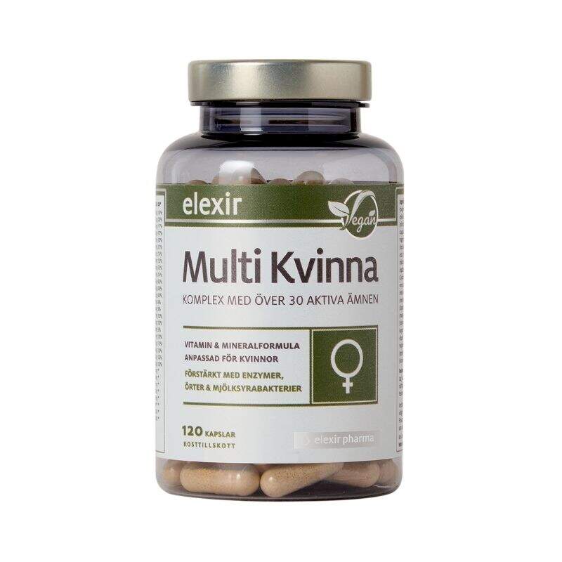Elexir Pharma - Multi Kvinna 120 kapslar