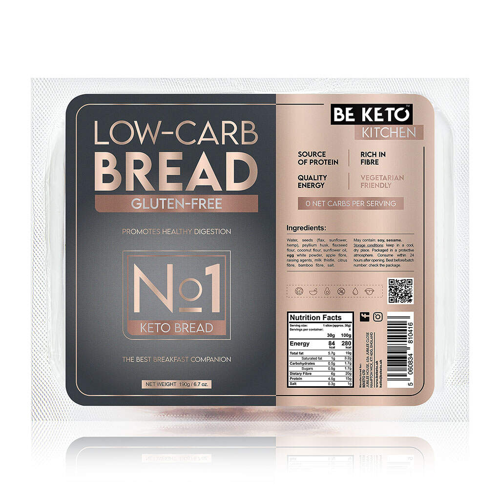 BeKeto - No1 KETO Bread 190g