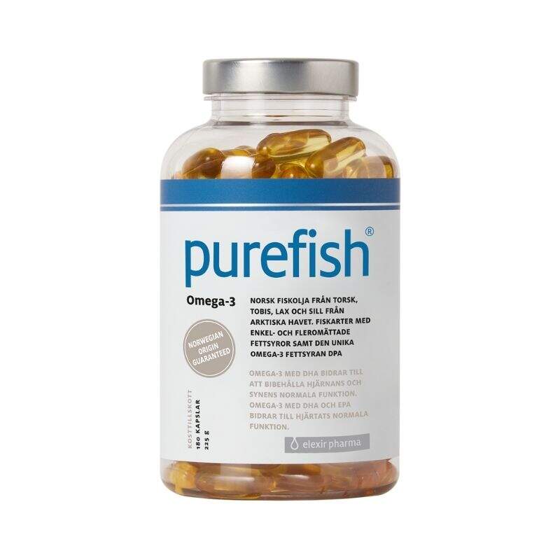 Elexir Pharma - Purefish 180 kapslar